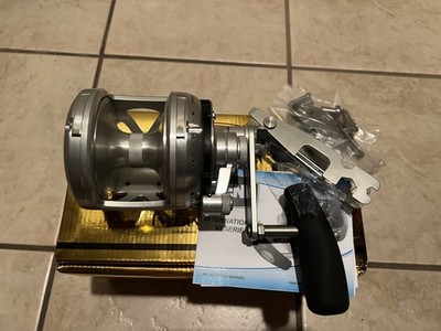 Penn International 20VISX Silver 2-speed Big Game Reel Made In USA (new in box)