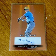 2024 Leaf Electrum - Autographs Brayden Taylor #BA-BT1 /99 (AU, RC)