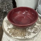 Vtg McCOY Cereal or Soup BOWL Burgundy Red 5.75" Diameter  1960s USA