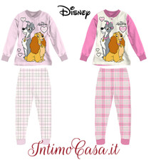 Pigiama Bimba Cuccioli Disney in Caldo cotone SABOR 3-10 anni