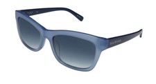 NEW ISAAC MIZRAHI 30220 SUNGLASSES 54-18-140 SQUARE FULL-RIM BLUE WOMENS PLASTIC