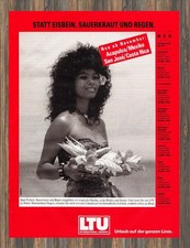LTU - Reklame Werbeanzeige Original-Werbung 1991 (4)