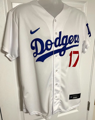 Ohtani 17 Dodgers Baseball Jersey, Mns Szs M, XL,2x, All patches