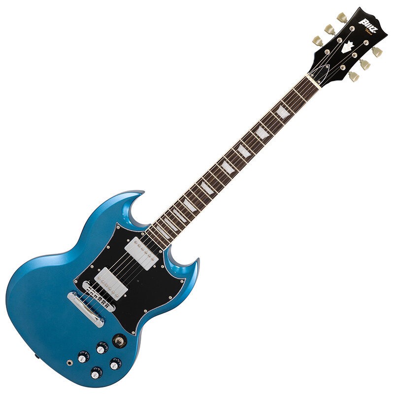 BLITZ by ARIA BSG-STD Metallic Blue SG type Electric Guitar New