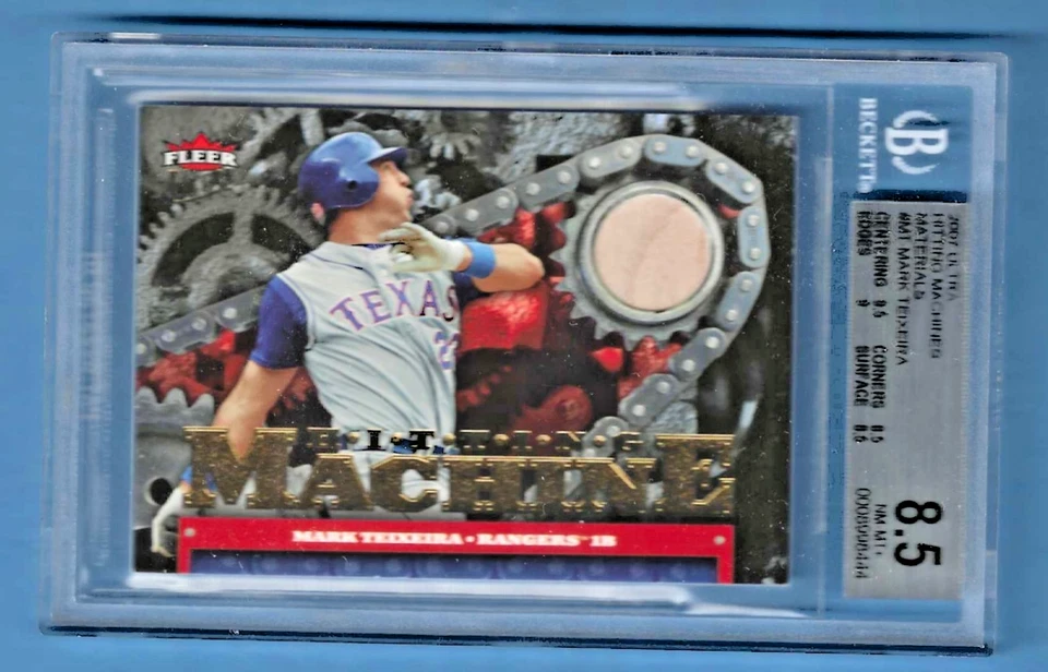 Ultra Hitting Machines Mark Teixeira Rangers 2007 #MT BGS 8,5 #0008998444 Foto 2 de 3