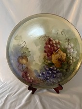 Limoges Demartial & Co. 15' platter with grape motif