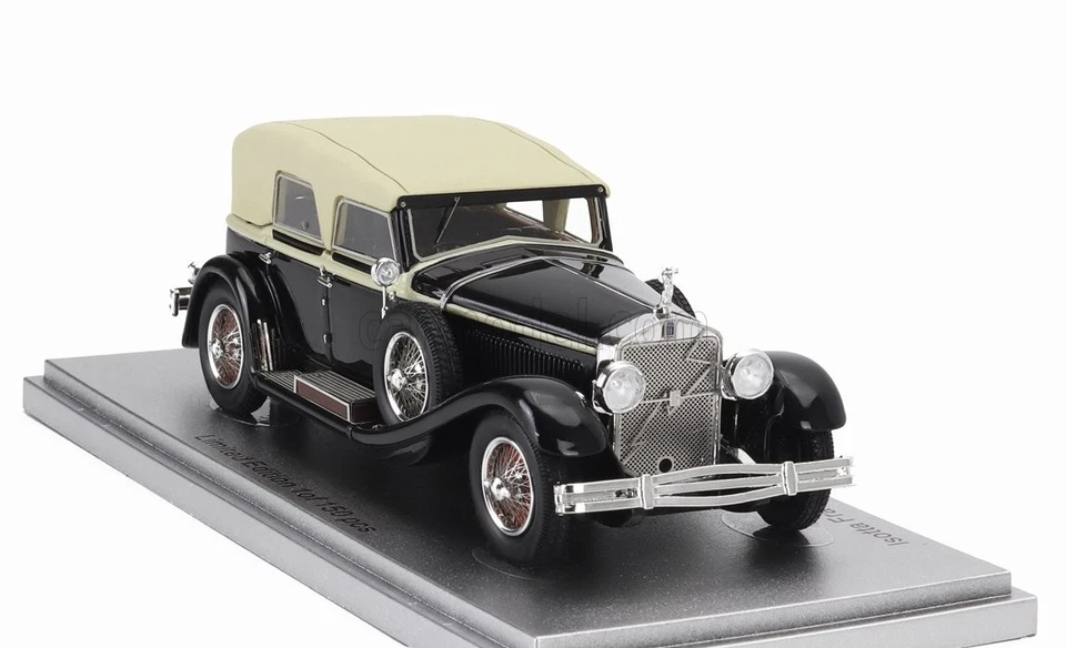 MODELLINO AUTO STATICO KESS ISOTTA FRASCHINI TIPO 8A SS CASTAGNA 1930 SCALA 1/43 - Immagine 4 di 4