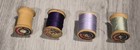 Lot Of 4 Vintage Coats & Clark Wooden Spools Of Thread — photo 3