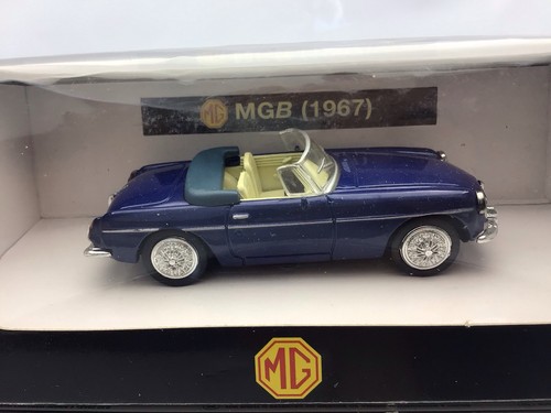Newray 1/43 - 1967 MGB Roadster Modell - blau - originalverpackt