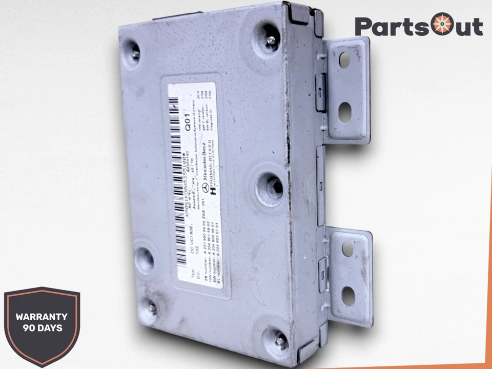 Módulo de control de interfaz de medios 2006-12 Mercedes-Benz GL500 GL550 A22195005903 OEM Foto 2 de 4