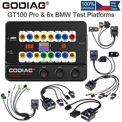GODIAG GT100+ GT100 Pro Full Version OBD2 Breakout Box & 6x BMW Test Platforms