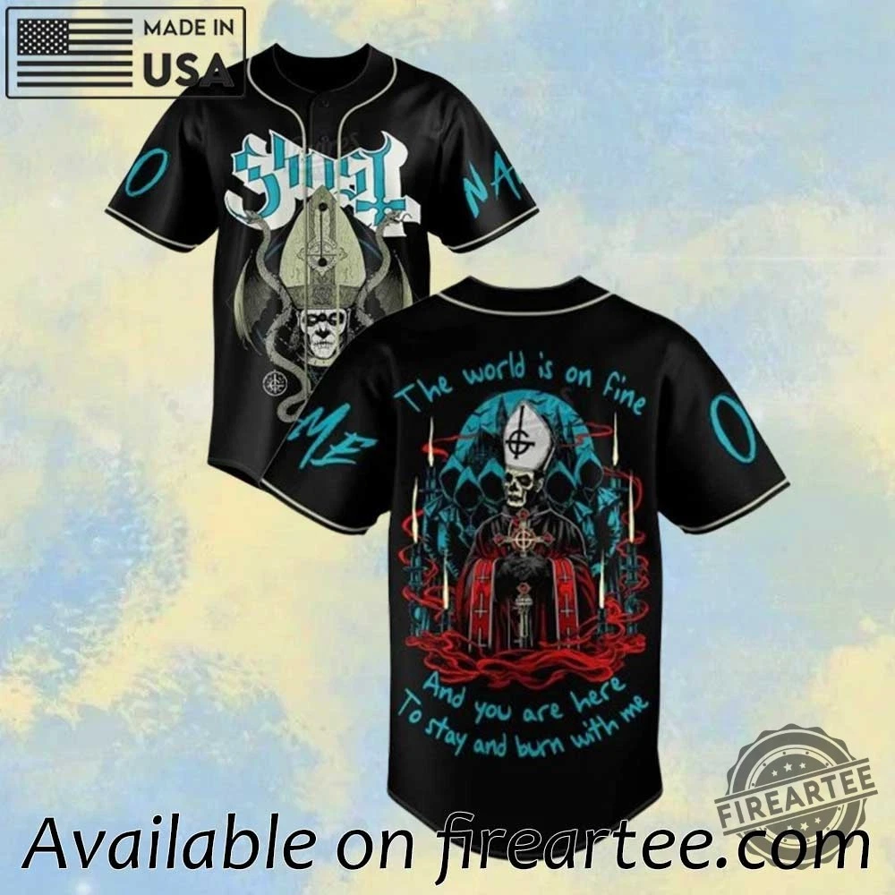 Ghost Deus In Absentia Custom Baseball Jersey