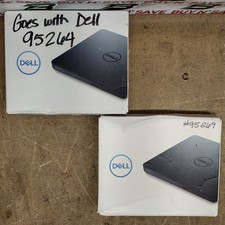 Lot of 2 - Dell External DVD Drive USB DVD /- RW DW316 w/USB Cable - Open Box