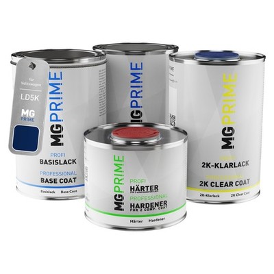 Autolack Dose Set für Volkswagen VW LD5K D5K L9 Lapiz Blue Metallic 3,5L
