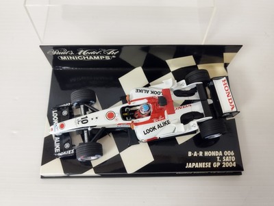 MINICHAMPS 1/43 B.A.R HONDA 006 JAPANESE GP 2004/T.SATO