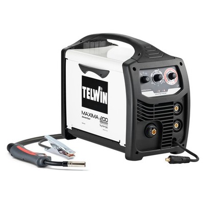 Telwin 816087 Maxima 200 Synergic Inverter Schweißgerät MIG MAG MMA WIG