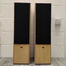Eltax Concept 200 Tall Floor Standing Speaker Pair - Wooden *See Desc...