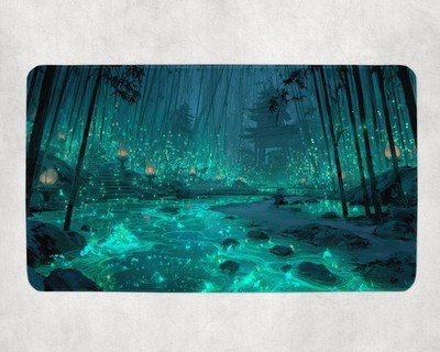 Kamigawa Simic Inspired MTG Playmat Fantasy Desk Mat - MTG Playmat
