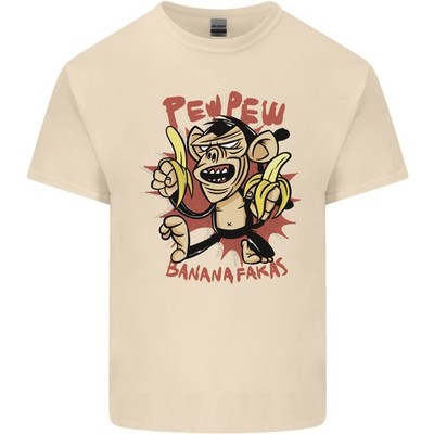 Gildan 3000 Herren T-Shirt Bananafakas Bananas Monkey Leicht Baumwolle