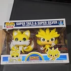 Funko Pop! Games Sonic the Hedgehog Super Tails & Super Silver 2-Pack SE