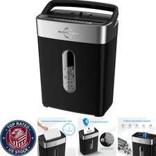Compact 8-Sheet Cross Cut Paper Shredder,  Ce...