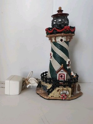 Lemax Carole Towne Collection Christmas Village Retired 2005 Harbor Lighthouse