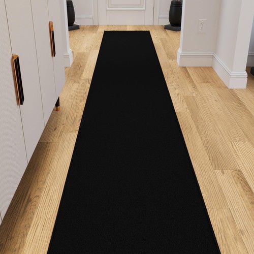 2x20 Non Slip Extra Long Hallway Runner Rug with Rubber Backing - Solid ...