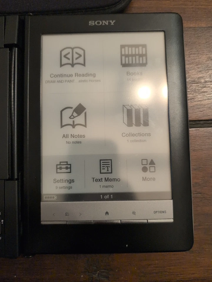 Lector de libros digitales Sony PRS-600 6” edición táctil libro electrónico de bolsillo nuevo batería Paquete Foto 4 de 4