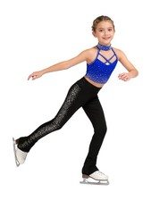 Kids Girls Set Crop Top Outfit Exercise Tracksuit Gymnastics Sleeveless Biking