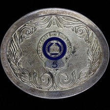 Pacific Coast Building Products PCBP Employee Award 1980s Vintage Belt Buckle