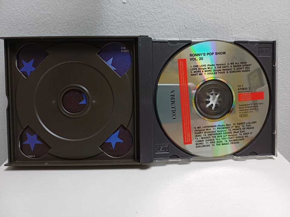 2 CD´s  Album " Ronny´s Pop Show Vol. 20 " Sony Music Entertainment 1992 - Bild 4 von 4