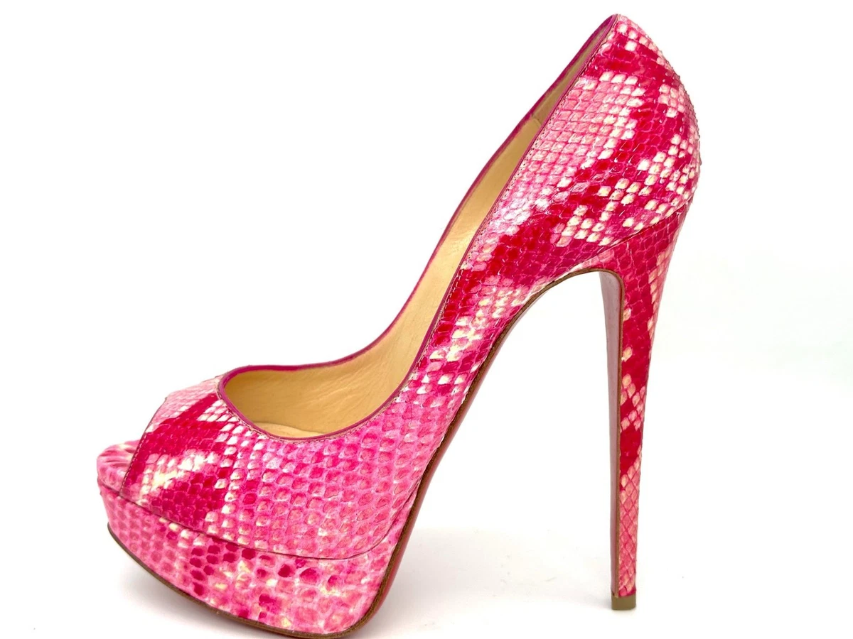 Preços baixos em Bomba Christian Louboutin Lady Peep Salto Alto