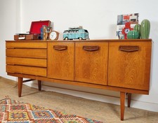 Vintage Retro Beautility Sideboard Teak Mid Century Danish Style Del Avail