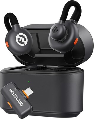 Hollyland Lark M2S Kabelloses Lavaliermikrofon mit USB-C-Stecker 300m Reichweite