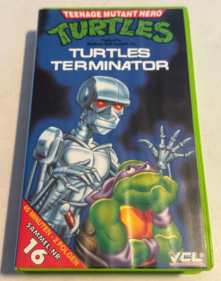 Teenage Mutant Hero Ninja Turtles VHS Video Kassette Terminator Sammel Nr. 16