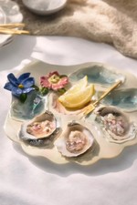 New Anthropologie Sirena Oyster Platter