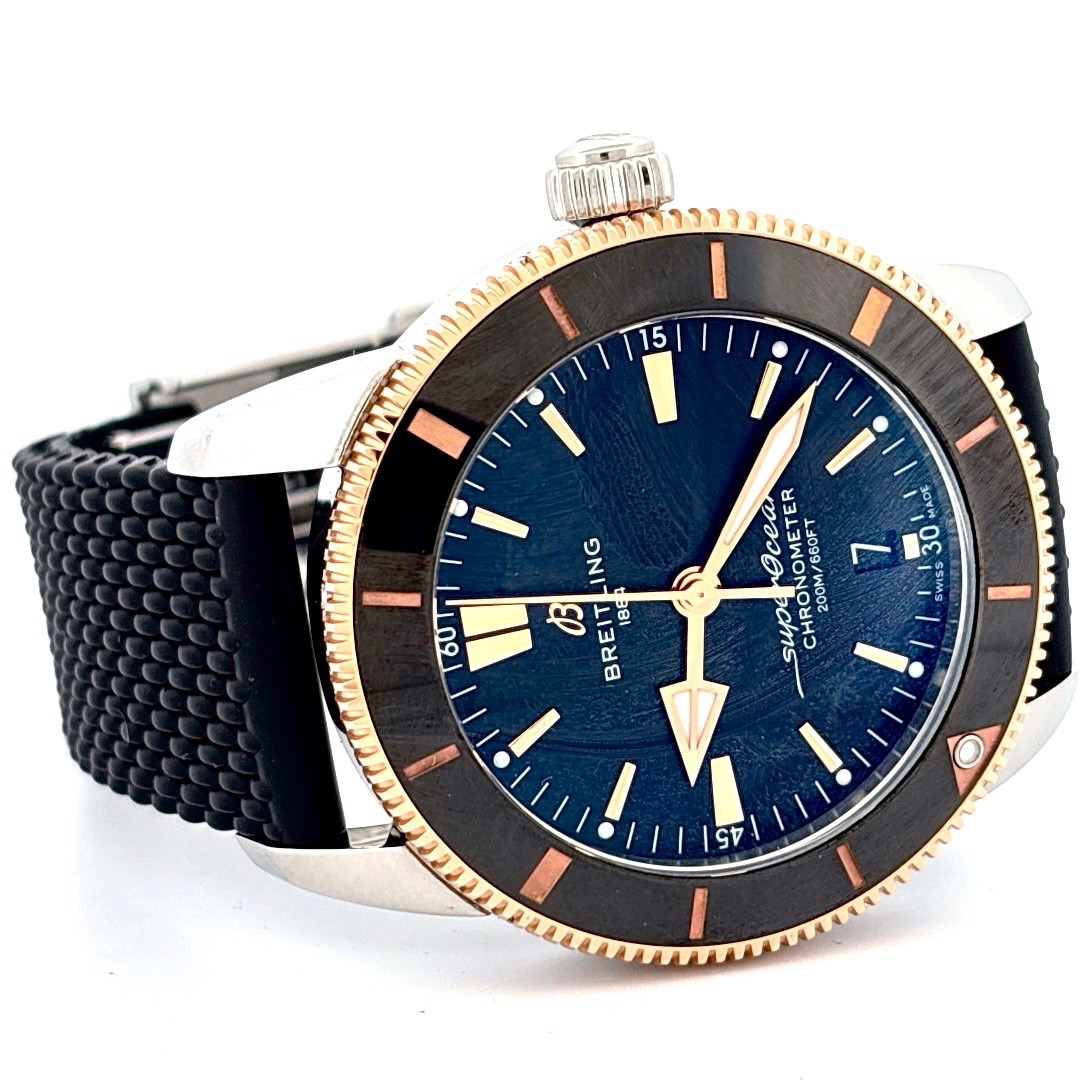 Mens Dial Superocean Chronometer Watch Breitling 42mm Automatic UB2030 Black - vintagewatches.pk