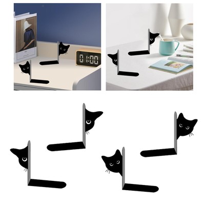 2 Stück Buchstützen, robuste Skulptur aus Eisen, Ornament für CD,