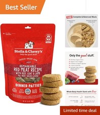 Freeze-Dried Raw Dinner Patties - Remarkable Red Meat for Picky Dogs, 5.5 oz 82.88 per pound