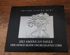 2023-W $1  Burnished American Silver Eagle w/ Box and COA