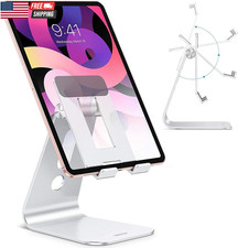 Adjustable Tablet Stand for Desk, Upgraded Longer Arms for Greater Stability, T2