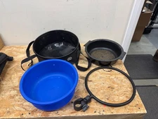 *MATCH COARSE FISHING TACKLE - PRESTON MONSTER FEEDER SET BOWL, ARM, RIDDLE, BAG