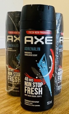 6x Axe Adrenalin Deo Bodyspray 150 ml 