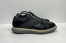 FootJoy Traditions Men's Size 9 M Black Leather Lace Up Golf Sneakers 57904
