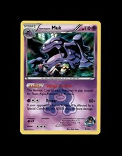 Team Aqua's Muk 8/34 Holo Rare Double Crisis Pokemon Holo Near Mint