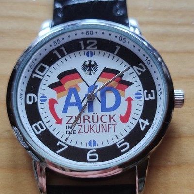 AfD Herren Armbanduhr Quarzuhr Geschenk