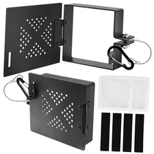 Aluminum RV Bumper End Caps (2 Pack) – Fits 4-Inch Square Camper Bumpers, 