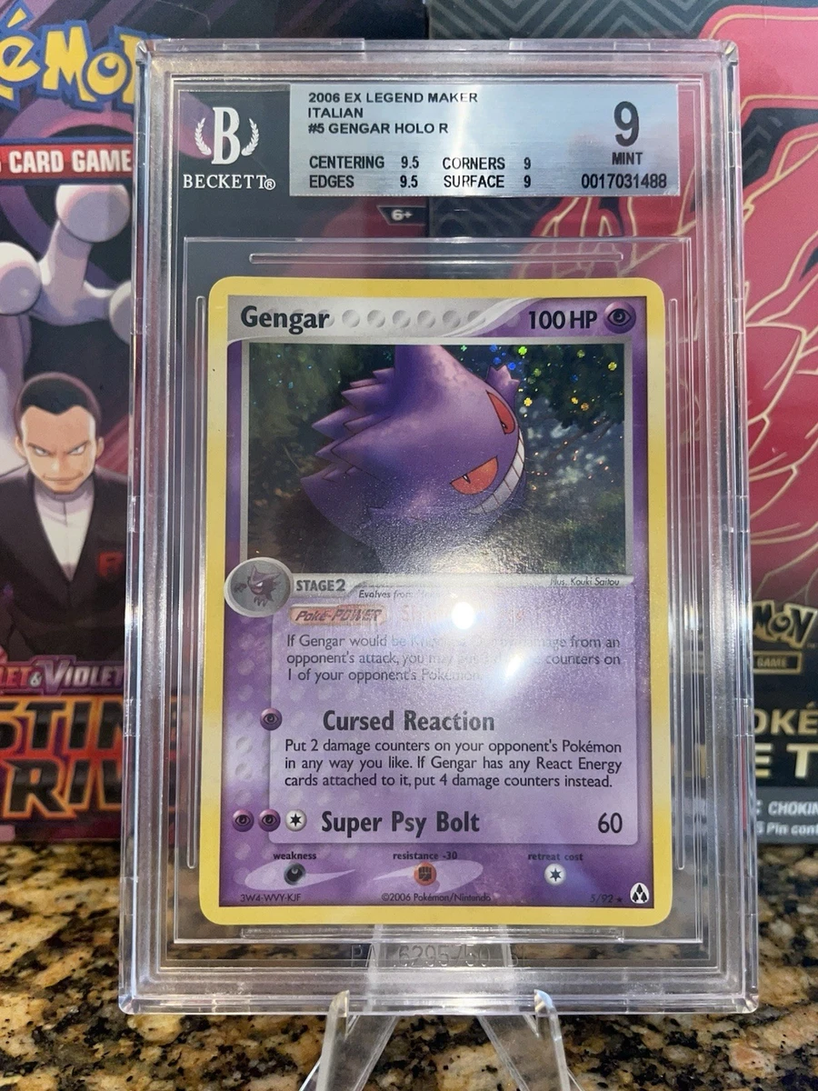 Pokémon TCG Beckett Grading Services (BGS) Rare Grade 9 Individual