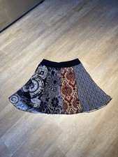 Y2K Patchwork Skirt 90s Cottagecore Fairy Grunge Boho Size Medium