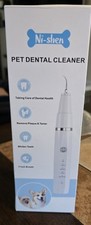 Dog Plaque Remover for Teeth  Pet Ultrasonic Tooth Cleaner  White NiB